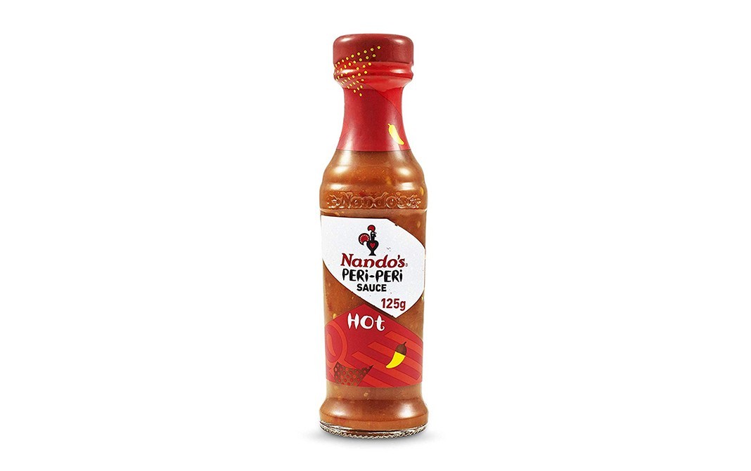 Nando's Hot Peri-Peri Sauce    Glass Bottle  125 grams
